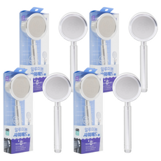 Jb JEIL BATH 鋁合金增壓蓮蓬頭, 4個, 銀色