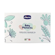 Chicco 寶貝嬰兒植萃沐浴禮盒 (香皂+洗髮精+爽身粉+紗布澡巾) 嬰幼兒清潔護膚組, 1盒