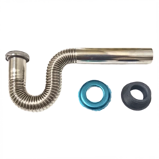 不鏽鋼P管半套, 28 x 13cm, 1個