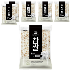 더담은 국산 찹쌀, 1kg, 6개