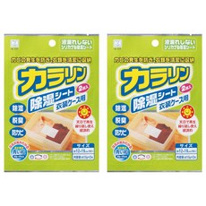 KOKUBO 小久保 除濕脫臭袋 整理箱用 12 x 12cm 2個, 20g, 2包