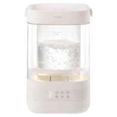 Fromb Pure Glass 氣氛燈大容量加熱式加濕器 4L, 白色, GL-2402