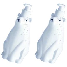 Daehan Mall 浴室按壓式分裝補充瓶 450ml, 2個, 白色