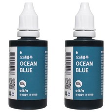 엘틴 e 푸드칼라 진한 오션블루, 50g, 2개