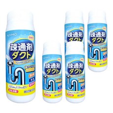 NYMO 強力管道疏通劑, 濃縮配方, 安全抑菌, 除臭防蟲,適用於不鏽鋼/鐵鑄/PVC管道, 300g, 5瓶