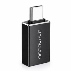 바라보고 OTG C타입 10Gbps USB 3.2 젠더, 2.83cm, 블랙, 1개