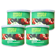 GREEN SUN 綠太陽 健康蔬果風味味素 調味聖品, 220g, 4罐