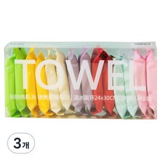 ABM旅行用壓縮毛巾 14種組, 3個, 14入