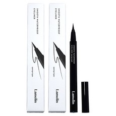 Lamelin 柔滑防水眼線筆, 黑色, 2個