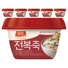 양반 전복죽, 287.5g, 6개
