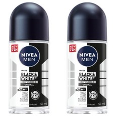 NIVEA 妮維雅 男士止汗爽身乳液 無印乾爽, 50ml, 2瓶