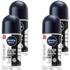 NIVEA 妮維雅 男士止汗爽身乳液 無印乾爽, 50ml, 4瓶