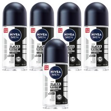 NIVEA 妮維雅 男士止汗爽身乳液 無印乾爽, 50ml, 5瓶