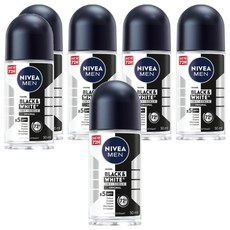 NIVEA 妮維雅 男士止汗爽身乳液 無印乾爽, 50ml, 6瓶