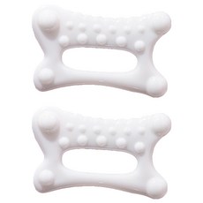 글로리커머스 얼굴 바디 괄사 마사지 도구, 화이트, 2개