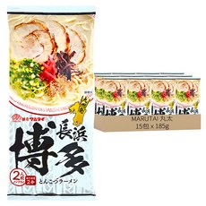 MARUTAI 丸太 博多豚骨拉麵 185g, 15包