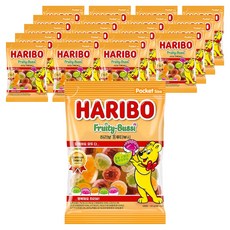 하리보 프리티부시 젤리, 100g, 20개