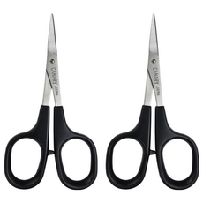 CANARY 長谷川刃物 極細刃工藝剪刀, 薄刃設計, 精細剪紙藝術適用, DS-100, 2支