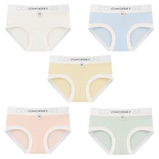 IBboom 女童柔軟舒適學生三角內褲5件組 W11