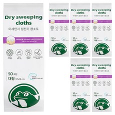 SINCERELY Frog 靜電除塵紙 大尺寸 50張, 6個