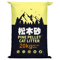 doter 寵愛物語 松木貓砂 經濟包 粒徑大小6mm 20kg, 1袋, 松木