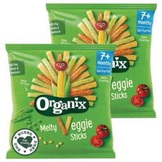 Organix 歐佳 生機寶寶蔬菜條, 蔬菜, 15g, 2包