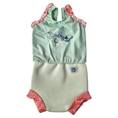 Splash About Happy Nappy Costume 小可愛連身版尿布褲，UPF50+，潛水材質, M, 1件