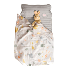 EmBrace 英柏絲 100%天絲純棉可拆式兒童睡袋 - 小兔晚安