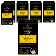 NUTRICORE 維他命C, 6個, 60錠