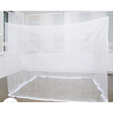 方形床蚊帳, 白色