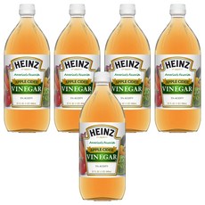 HEINZ 亨氏 蘋果醋, 946ml, 5個