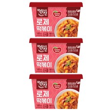The God Of Tteokbokki 杯裝玫瑰醬辣炒年糕, 160g, 3入