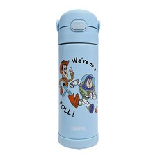 THERMOS 膳魔師 玩具總動員不鏽鋼真空保冷瓶 F41102SWB-BL 藍色 470ml, 1個