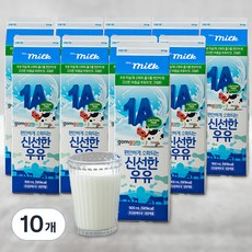 편안하게 소화되는 신선한 1A 우유, 900ml, 10개