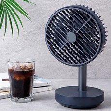 홈플래닛 자연풍 충전식 탁상선풍기 서큘레이터, 네이비, H3-NV
