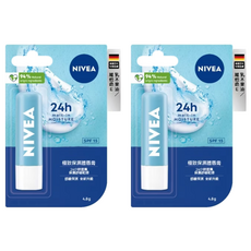 NIVEA 妮維雅 護唇膏, 極致保濕, 4.8g, 2支