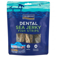 FISH4DOGS 狗狗潔牙魚皮點心 薄片, 白身魚魚皮, 100g, 1包