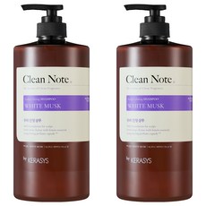 케라시스 클린노트 샴푸 화이트머스크, 1L, 2개