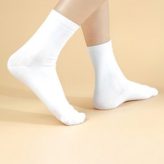 Chacks 女性高級加固襪頭中筒襪 8雙