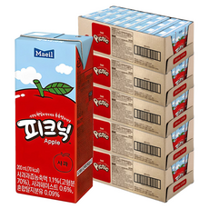 피크닉 사과 주스, 200ml, 120개
