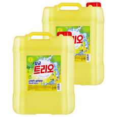 Trio 蔬果碗盤洗潔精, 14kg, 2桶