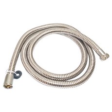 新多多小舖 大流量雙勾沐浴軟管 150cm，雙勾接頭穩固耐用，安裝簡便, 1個