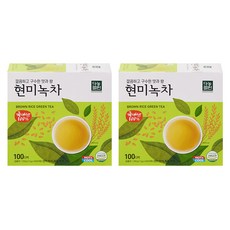 다농원 현미녹차 100티백, 1.3g, 100개입, 2개