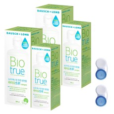 바이오트루 렌즈 세정액 300ml + 120ml + 렌즈 케이스 1p 세트, 2세트
