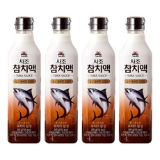 사조 참치액, 500g, 4개