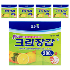크린랩 플러스 크린장갑, 200개입, 5개
