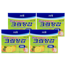 크린랩 플러스 크린장갑, 200개입, 4개