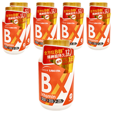 統欣生物科技 全效守護系列 維生素B群 天然蕎麥來源 雙層緩釋錠 MS-72母乳益生菌, 60顆, 300mg, 6罐