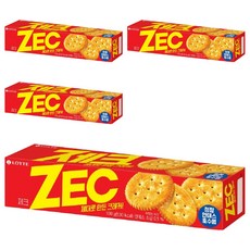 LOTTE 樂天 ZEC餅乾 原味, 100g, 4盒