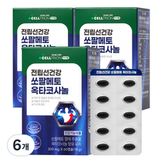 이너랩 전립선건강 쏘팔메토 옥타코사놀 18g, 6개, 60정